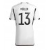 Tyskland Thomas Muller #13 Hemma matchtröja VM 2022 Kortärmad Billigt